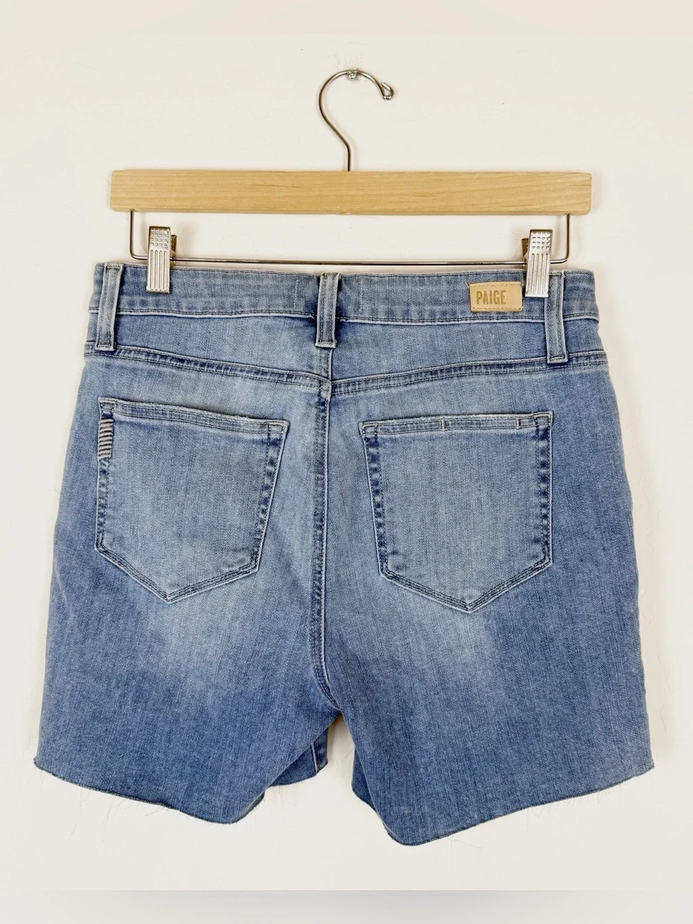 PAIGE Sarah Longline Short Raw Hem